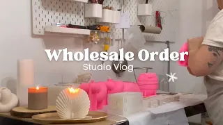 FAIRE wholesale first candles order | behind the scenes | Making decorative candles | Demolding tips