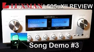 Luxman L505uXII Integrated HiFi Amplifier Review Song Demo #3 + Chord Qutest KEF Reference JPlay