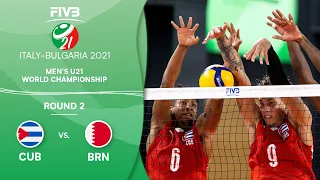 CUB vs. BRN - Round 2 | Full Game | Men's U21 Volleyball World Champs 2021