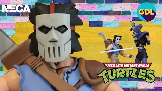 NECA TMNT Casey Jones and Foot Soldier (Slashed) 2 Pack Review! Target Exclusive Cartoon Versions!