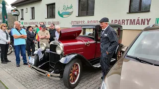 Jízda historických vozide PO PAŠERÁCKÝCH STEZKÁCH obec Rybník okr. Domažlice 25.5.2024