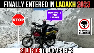 Finally Solo Entered in Ladakh | Ladakh road trip | Ladakh bike ride | Sonamarg to Kargil Ep-3