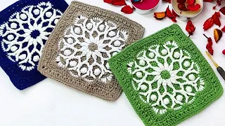 These motifs are amazing 💯👍 crochet square authentic motif model making