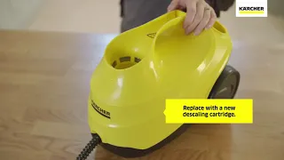 Karcher SC3 Steam Cleaner - Reset The Descaling Cartridge