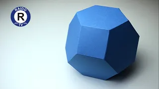 HOW TO MAKE A TRUNCATED OCTAHEDRON? TRUNCATED OCTAHEDRON. TRUNCATED PAPER OCTAHEDRON. | #RAIDOTV