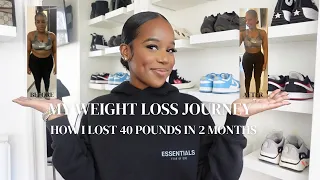 MY WEIGHT LOSS JOURNEY | HOW I LOST 40 POUNDS IN 2 MONTHS