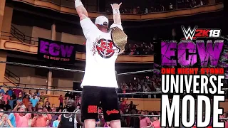 WWE 2K18 ECW One Night Stand!!! Roman Reigns and John Cena Go To War!!! Sasha Banks Returns!!!