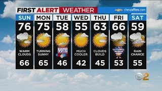 First Alert Weather: CBS2's 11/6 Sunday morning update