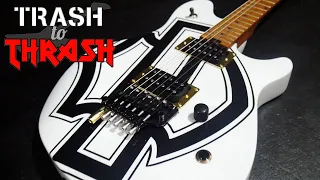 The Harley Wolf - Harley Davidson Themed Guitar - Trash to Thrash #51 (EVH Wolfgang FU-Tone Tesi)