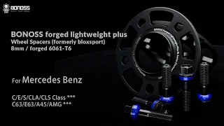 BONOSS Wheel Spacers for Mercedes-Benz C/E/S/A/CLA Class C63/E63/S63/AMG | 8mm (formerly bloxsport)