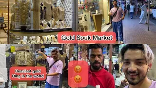 A Walking Tour of the DUBAI GOLD SOUK ⚱️ the Guinness Record for heaviest goldring in the world 😱😱