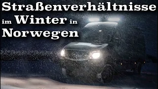 🥶 Straßenverhältnisse und Reifen im Winter in Norwegen | Teil 1