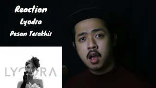 REACTION Lyodra - Pesan Terakhir (AUDIO) | Keren Banget Lagunya