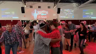 Zydeco Dancing to Horace Trahan at Rock 'n' Bowl on 03/19/23