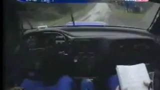 McRae hits a spectator Rally New Zealand 1998