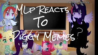 °Mlp reacts to Piggy memes°•Gacha Club•Part 1