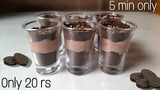 5 minute Fireless Cooking recipes for competition | Oreo Chocolate Dessert Shots recipe