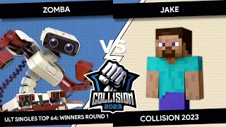 Collision 2023 - Zomba (R.O.B.) VS Jake (Steve) - Top 64 - Winners Round 1