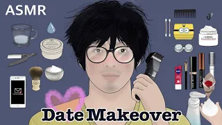 ASMR idol transformation animation makeup | man makeover