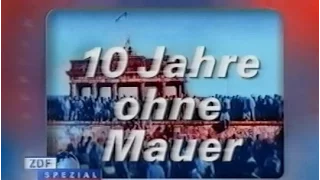 10 Jahre ohne Mauer - ZDF-Spezial mit Thomas Bellut - 9. November 1999