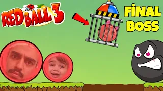 REDBALL 3 BİTTİ! FİNAL BOSS! | REDBALL 3 KIRMIZI TOP OYNUYORUZ