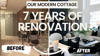 TOUR our MODERN COTTAGE After 7 YEARS OF RENOVATIONS!