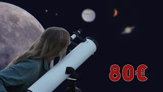 Die Planeten und den Mond mit einem 80€ Teleskop fotografieren!