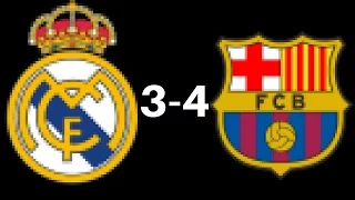 Real Madrid vs FC Barcelona 3-4 - All Goals & Highlights - La Liga 23/03/2014