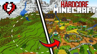 The BIGGEST Build in my Hardcore Minecraft 1.20 World!