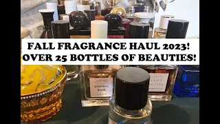 2023 FALL FRAGRANCE HAUL! (Over 25 Full Bottles of Perfume!)