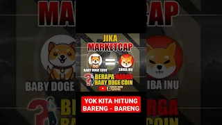 Berapa harga baby doge coin jika MC sama dengan Shiba Inu