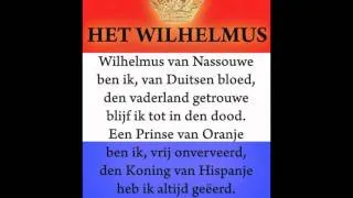 Het Wilhelmus (volkslied van Nederland)