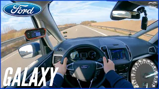 2021 Ford Galaxy 150HP - Autobahn Top Speed Drive POV