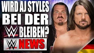 Wird AJ Styles bei der WWE bleiben?, Rhyno beendet seine Karriere | WWE NEWS 91/2018