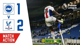 Benteke's last-gasp volley sinks Brighton | Brighton 1-2 Crystal Palace