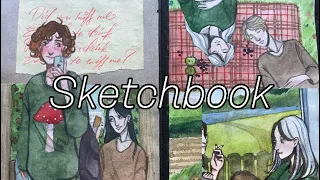 Обзор на скетчбук 5| Sketchbook review