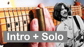 How to Play "My Sweet Lord" Slide Guitar Intro and Solo