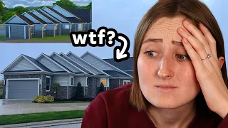 recreating the weirdest house i've ever seen in the sims