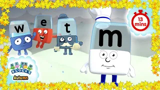 #Autumn Alphablocks  | Weather Magic | Full Episodes | Learn How to Read