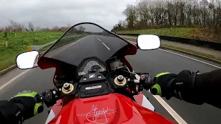 2005 Honda CBR1000RR Fireblade Walkaround & Test Ride.