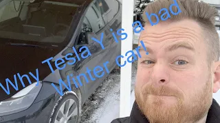 why Tesla Y sucks in winter time