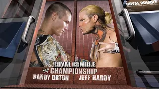 Story of Randy Orton vs Jeff Hardy | Royal Rumble 2008