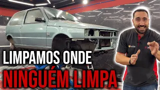 LAVAGEM EXTREMA DO UNO 1995 | Desmontamos Quase Tudo