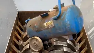 You Should See Most Powerful Modern Crusher & Shredder Crush Huge Metal Items Fast Easily In Seconds