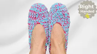 Easiest Crochet Slipper Pattern: Step by Step for Absolute Beginners!