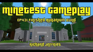 Minetesst Gameplay EP431 Finished Aquarium Build