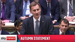 Autumn Statement: Hunt announces windfall tax on energy firms