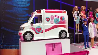 NEW Barbie Ambulance Care Clinic Vehicle