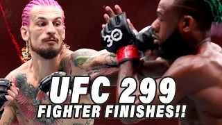 UFC 299 Fighter Knockouts & Submissions!!