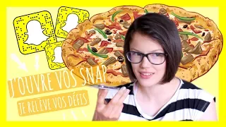 J'ESSAIS DE PRANK UNE PIZZERIA | J'ouvre vos Snapchat (Défis + FAQ) - Claire